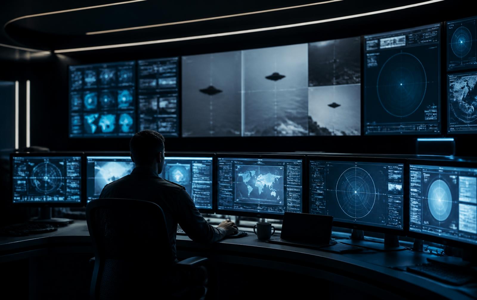 Sala de controle ufológica